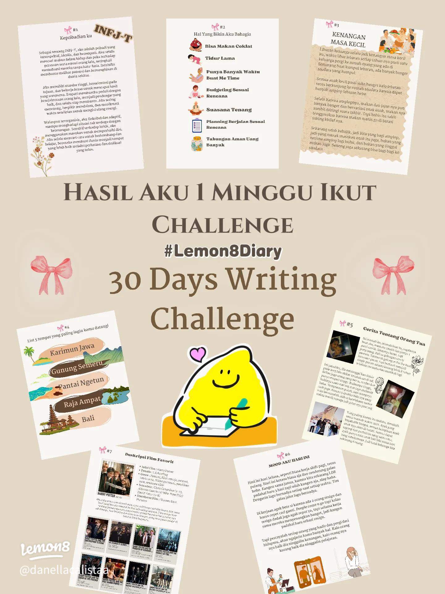 Belajar Menulis Cerita Fiksi lewat Challenge 15 Menit per Hari